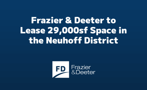 Frazier & Deeter to Lease 29,000sf Space in the Neuhoff District